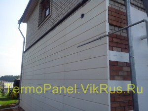 Монтаж фасадных панелей с акрило-полимерным покрытием